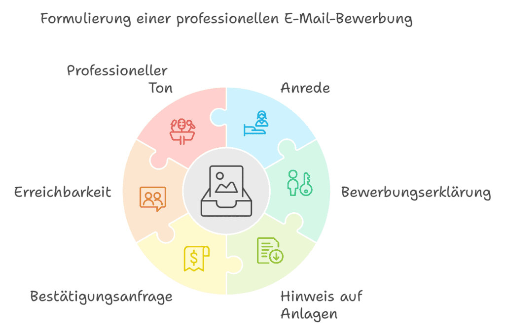 E-Mail-Bewerbung formulieren Inhalt