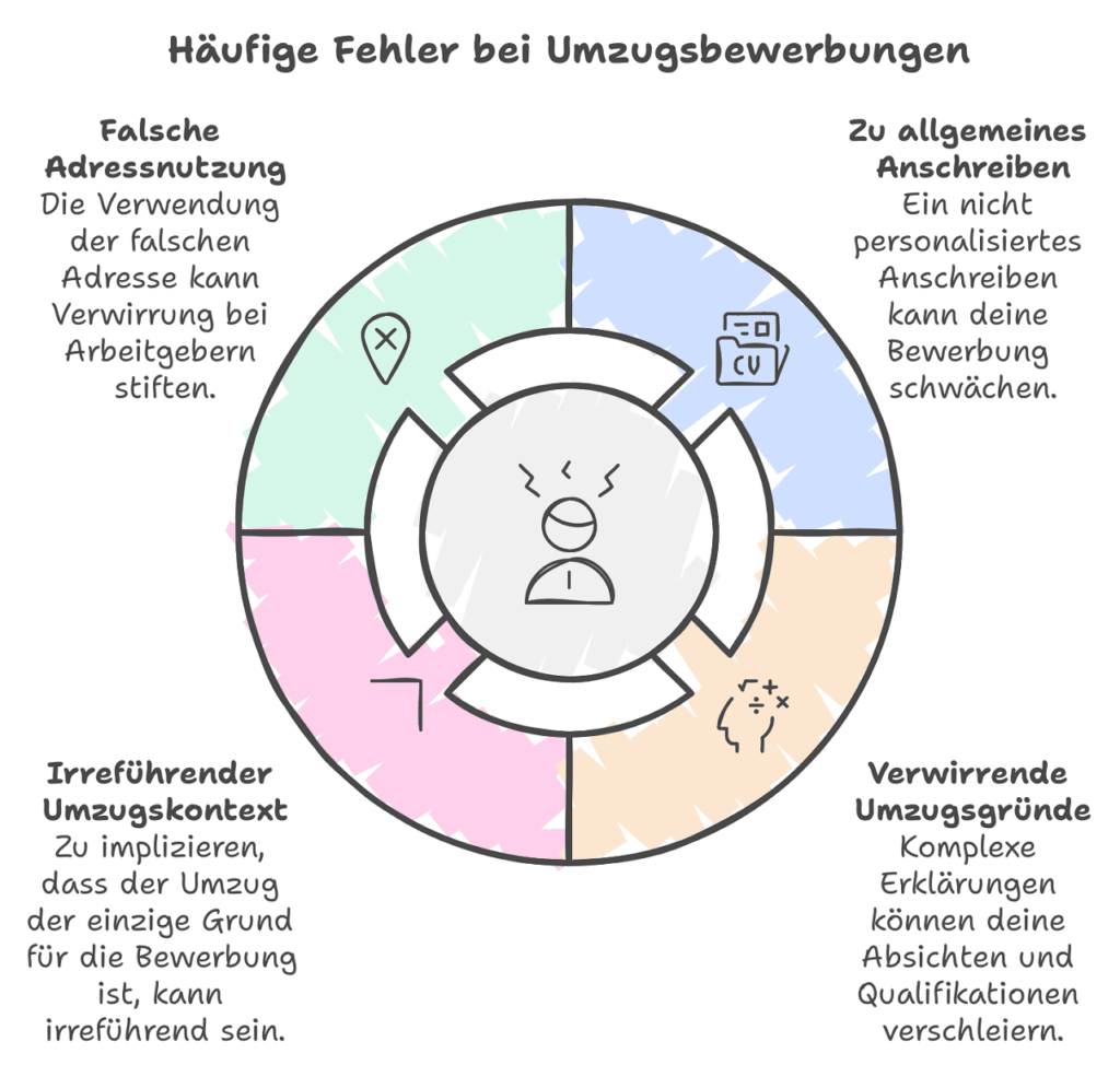 Fehler Umzug-Bewerbungen vermeiden