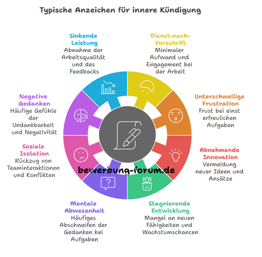 Innere Kündigung Anzeichen + Warnsignale