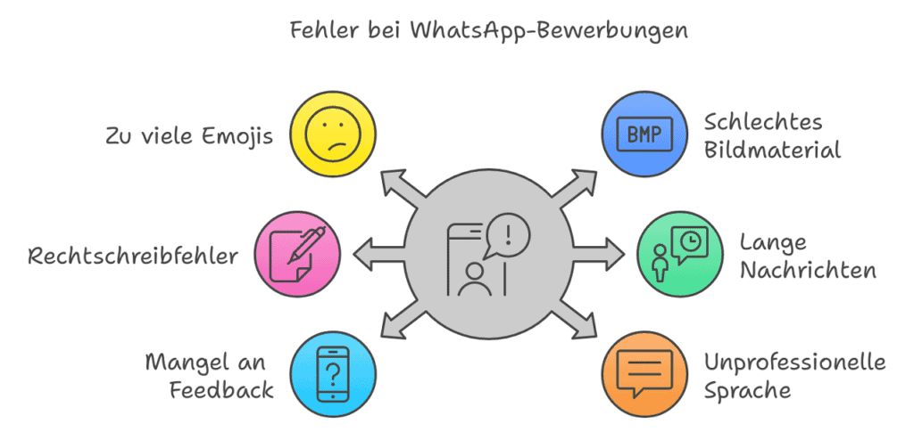 Messenger-Bewerbung häufige Fehler