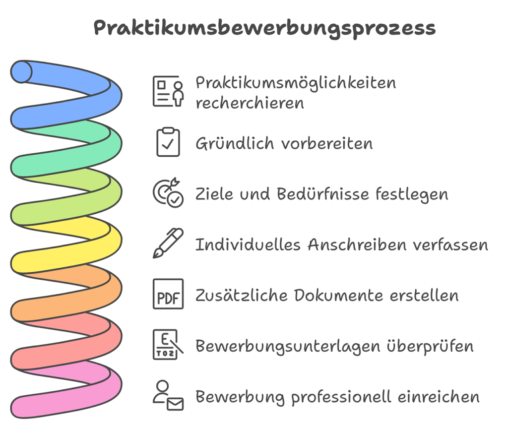 Praktikumsbewerbungsprozess Tipps