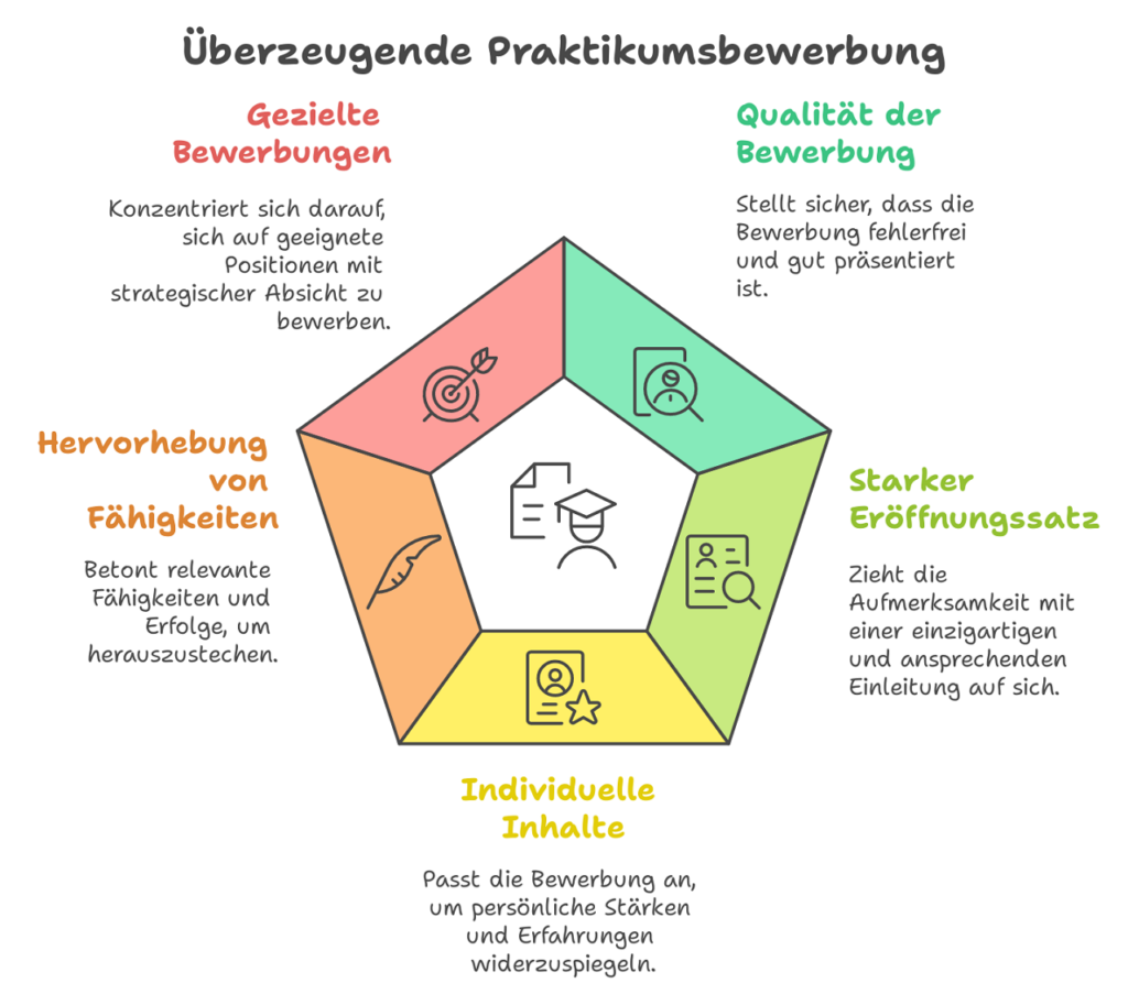 Überzeugende Praktikumsbewerbung Tipps