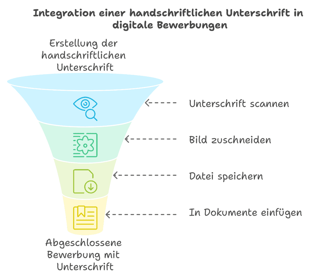 Unterschrift Email-Bewerbung